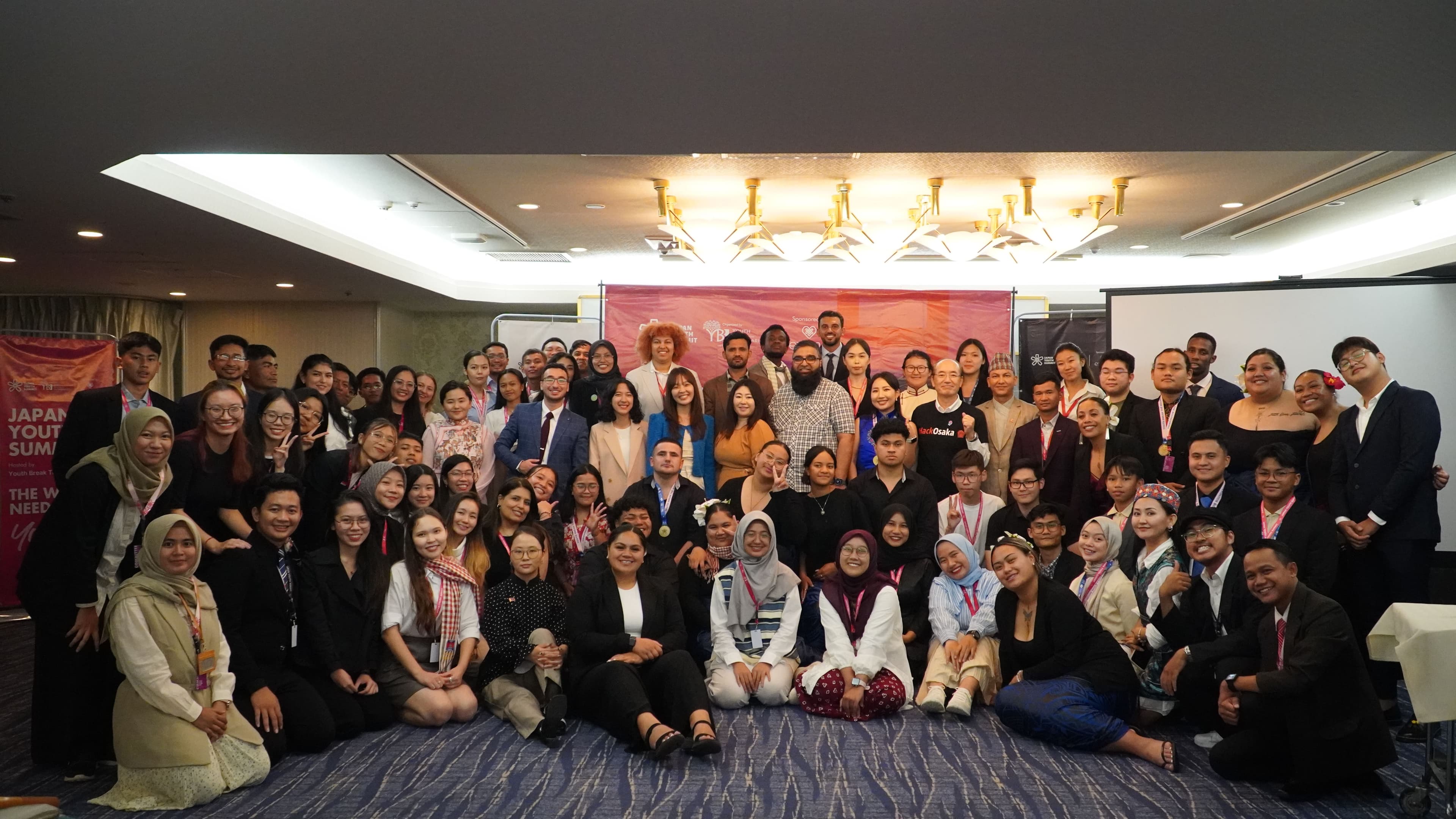Delegates during Japan Youth Summit sessions